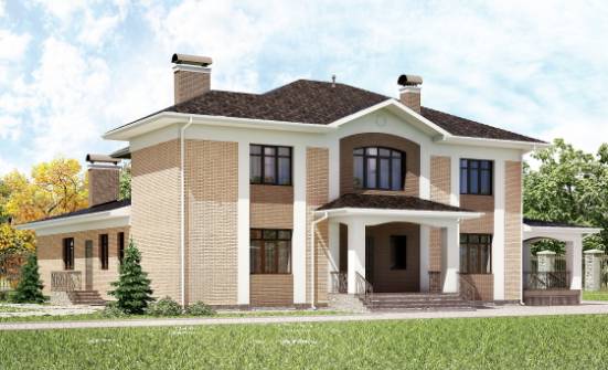 520-001-П Проект трехэтажного дома, классический дом из твинблока Солнечногорск | Проекты домов от House Expert