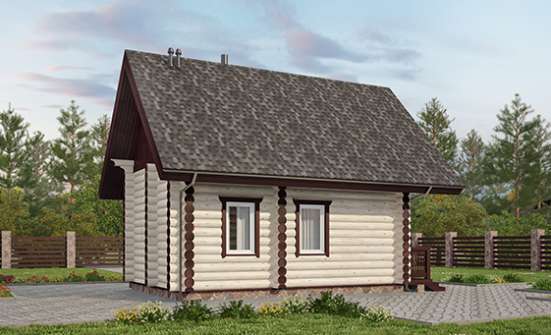 035-001-Л Проект бани из дерева Одинцово | Проекты домов от House Expert