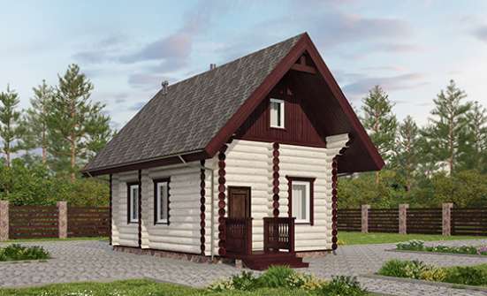 035-001-Л Проект бани из дерева Одинцово | Проекты домов от House Expert