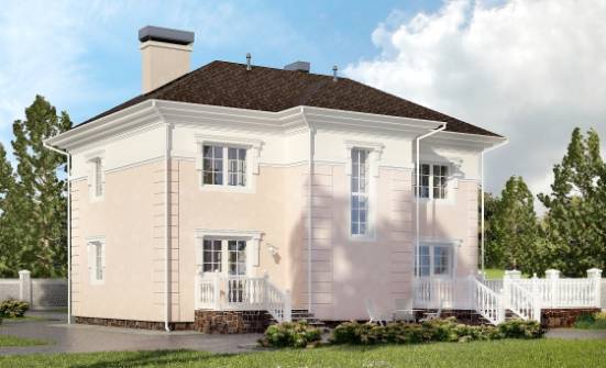 155-005-Л Проект двухэтажного дома, красивый загородный дом из керамзитобетонных блоков Дзержинский | Проекты домов от House Expert