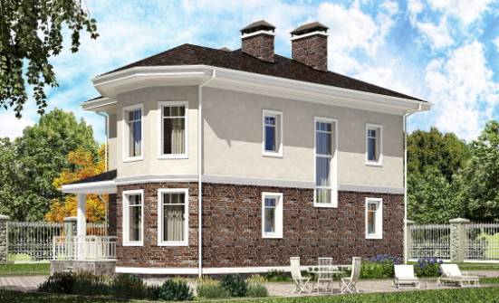 120-001-Л Проект трехэтажного дома, экономичный загородный дом из арболита Щелково | Проекты домов от House Expert