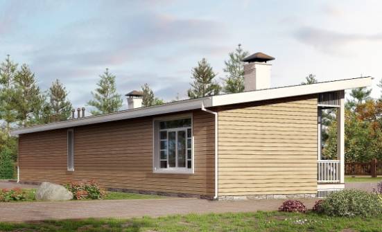 110-004-Л Проект бани из кирпича Краснознаменск | Проекты одноэтажных домов от House Expert