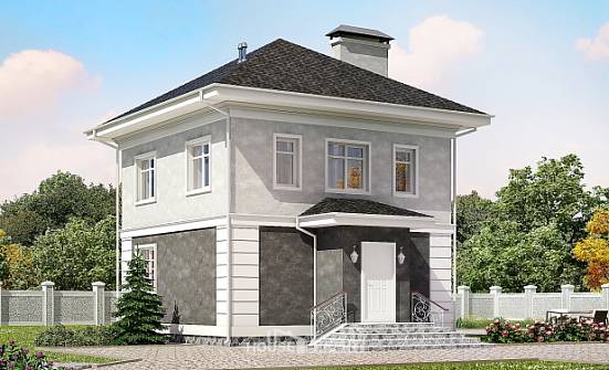 090-003-П Проект двухэтажного дома, красивый загородный дом из керамзитобетонных блоков Талдом | Проекты домов от House Expert
