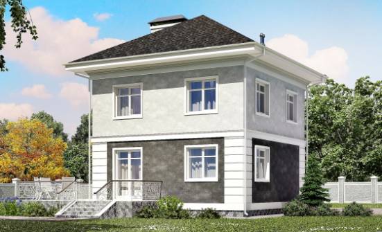 090-003-П Проект двухэтажного дома, красивый загородный дом из керамзитобетонных блоков Талдом | Проекты домов от House Expert