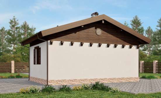 040-003-П Проект бани из блока Ногинск | Проекты домов от House Expert