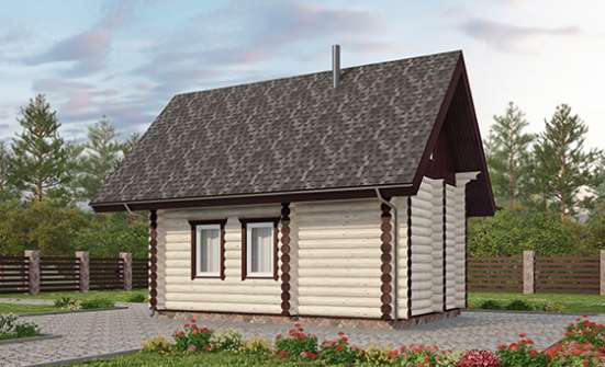 035-001-Л Проект бани из дерева Одинцово | Проекты одноэтажных домов от House Expert