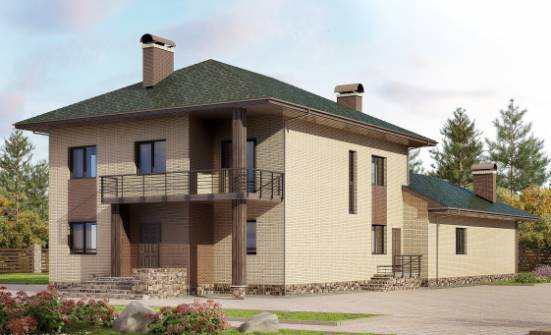 305-003-П Проект двухэтажного дома, уютный домик из газосиликатных блоков Дзержинский | Проекты домов от House Expert