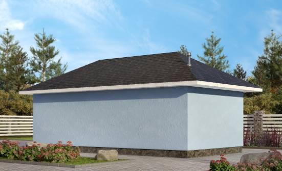 040-001-Л Проект гаража из бризолита Видное | Проекты одноэтажных домов от House Expert