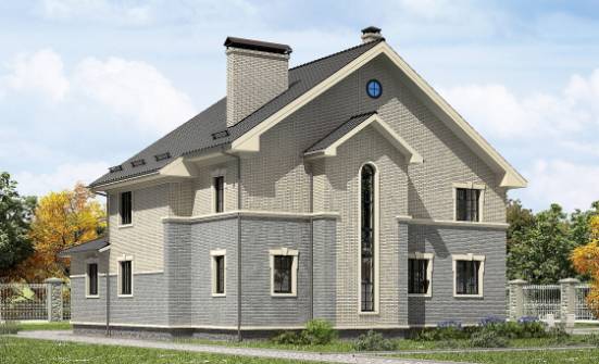 300-004-П Проект двухэтажного дома, современный домик из твинблока Раменское | Проекты домов от House Expert
