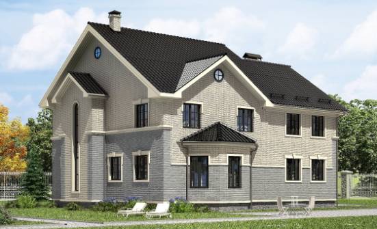 300-004-П Проект двухэтажного дома, современный домик из твинблока Раменское | Проекты домов от House Expert