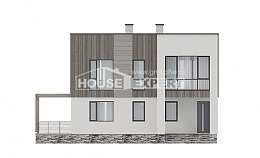150-017-П Проект двухэтажного дома, красивый загородный дом из газосиликатных блоков Дзержинский, House Expert