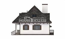 110-002-Л Проект двухэтажного дома с мансардой, гараж, современный домик из керамзитобетонных блоков Краснозаводск, House Expert