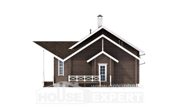 210-002-Л Проект двухэтажного дома с мансардой, уютный дом из дерева Ступино, House Expert