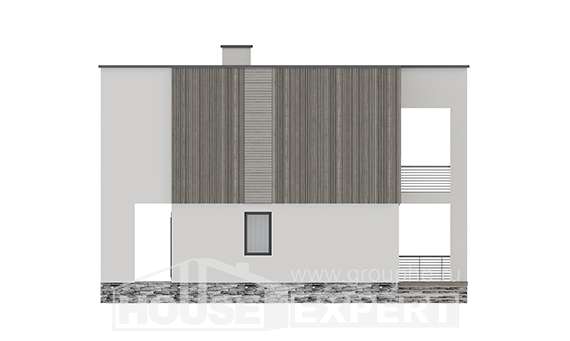 150-017-П Проект двухэтажного дома, уютный загородный дом из керамзитобетонных блоков Ивантеевка, House Expert