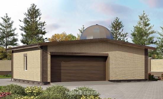 075-001-Л Проект гаража из кирпича Шатура | Проекты домов от House Expert